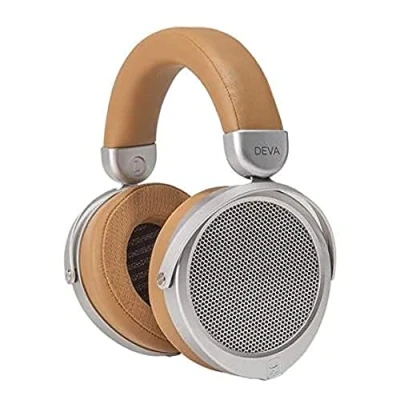 Abbildung von HIFIMAN Deva (Wired Version) Over Ohr Full Size Open Back Planar Magnetische Hallo Fi Headphones, für Audiophiles/Studio, Bequeme Kopfband, Great Sounding Brown/Beige