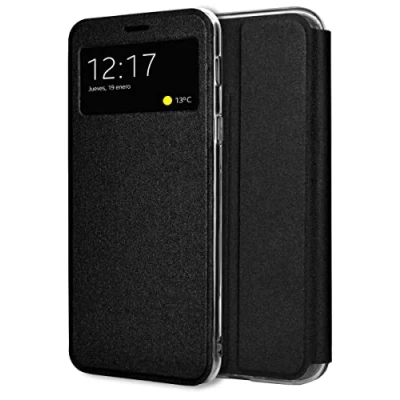 Abbildung von Klapphülle mit Sichtfenster für Huawei Honor Magic 6 Lite 5G, Schwarz