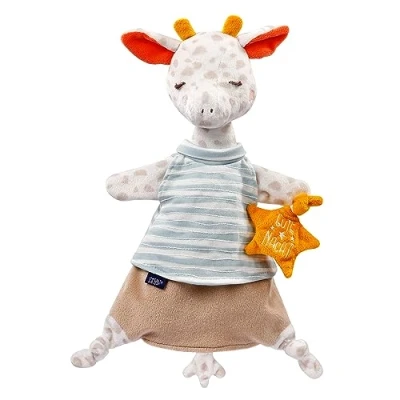 Abbildung von Fehn Handpuppe Gute Nacht, Giraffe, mit Glow in the dark Bestickung
