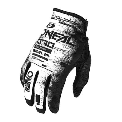 Abbildung von O&#039;NEAL Fahrrad &amp; Motocross Handschuhe MX MTB FR Downhill Passform, Luftdurchlässiges Material Mayhem Glove SCARZ V.24 Erwachsene Schwarz Weiß Größe XXL