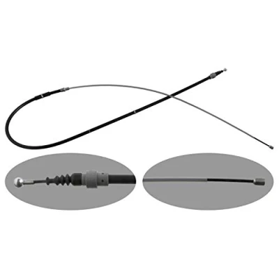 Abbildung von FEBI BILSTEIN 48308 Handbremsseil hinten links, rechts 1882, 1070 SKODA: Roomster, Roomster Praktik