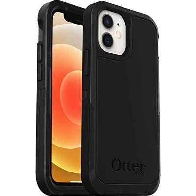 Abbildung von OtterBox Defender XT Hülle für iPhone 12 Mini mit MagSafe, stoßfest, Ultra robust, schützende Hülle, 4X getestet nach Militärstandard, Schwarz