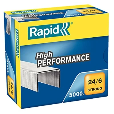 Abbildung von Rapid Heftklammern (24/6 mm, Strong, verzinkt) 5000 Stück