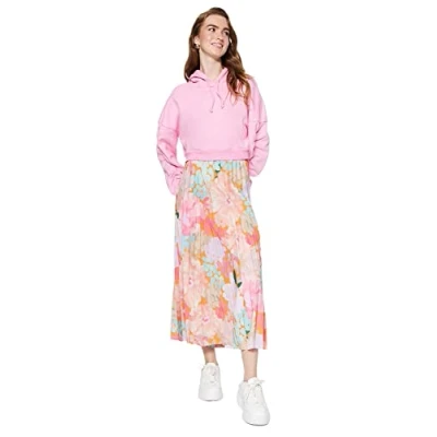 Abbildung von Trendyol Modest Faltenrock, Damen, Größe: 36, Pink