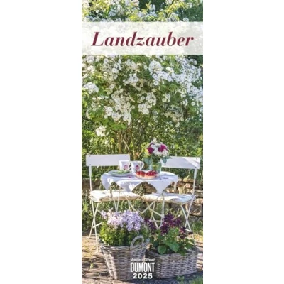 Abbildung von DUMONT Landzauber 2025 Wandkalender, 30x70cm, Kalender mit bezaubernden Garten und Landschaftsbildern den wichtigsten Feiertagen