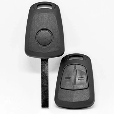 Abbildung von Auto Schlüssel Funk Fernbedienung 1x Gehäuse + Rohling HU100 kompatibel mit Opel