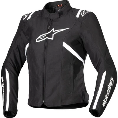 Abbildung von Alpinestars Stella T SPS V2 WP Schwarz Weiß Damen Textil Motorrad Jacke, XL