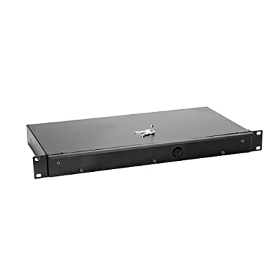 Abbildung von OMNITRONIC Rackschublade KE 1 mit Schloss 1HE Abschließbare Schublade für 19&quot; Racks