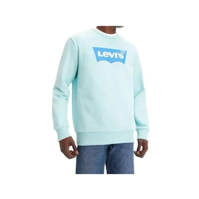 Abbildung von Levi&#039;s Herren Standard Graphic Crew Sweatshirt,Bw Color Pastel Turquoise,XS