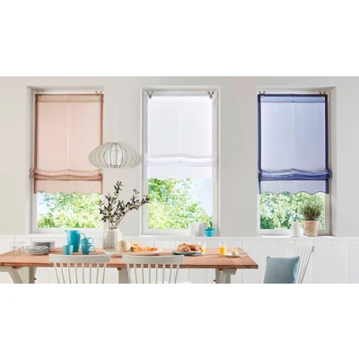 Abbildung von my home Raffrollo &quot;Carpi&quot;, mit Schlaufen, Transparent, Voile, Polyester