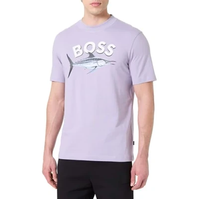 Abbildung von BOSS ORANGE T Shirt Te_Bossfish mit Aufdruck