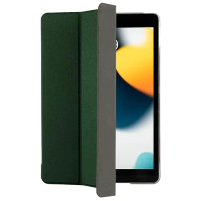 Abbildung von Hama iPad Hülle „Terra“ für Apple 10.2&quot; 7., 8., 9. Generation (Schutzhülle mit Tablet Stand zum Klappen, Tasche Auto Schlaf/Wach, recycled, transparente Rückseite) grün