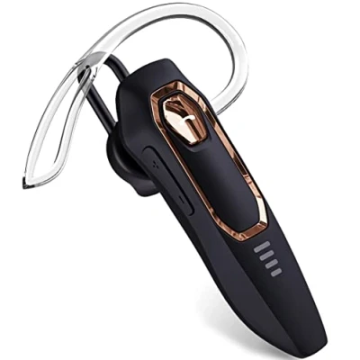 Abbildung von Micool Headset Bluetooth V5.0, Geräuschunterdrückung Freisprech Handy 30 Stunden Gesprächszeit, Mute Funktion, Sprachassistent Kabelloser für LKW Fahrer