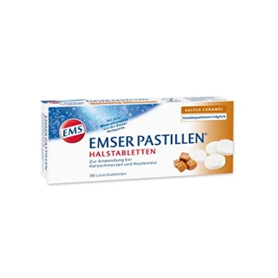 Abbildung von Emser Pastillen Halstabletten salted Caramel