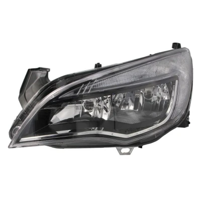 Abbildung von ALKAR 2761439 Scheinwerfer links H7/H7, W21/5W mit Tagfahrlicht Elektromotor Gehäuse schwarzem Innenteil OPEL: Astra J Schrägheck