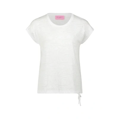 Abbildung von Betty Barclay Struktur MIT Tunnelzug Tshirt print, Damen, Größe: 36, Weiß