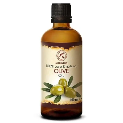 Abbildung von Olivenöl 100ml Kaltgepresst Rein &amp; Natürlich Spanien Extra Virgin Nährend Intensive Pflege Gesicht Haare Haut Nägel Hände Besten für Massage Kosmetik Körperpflege