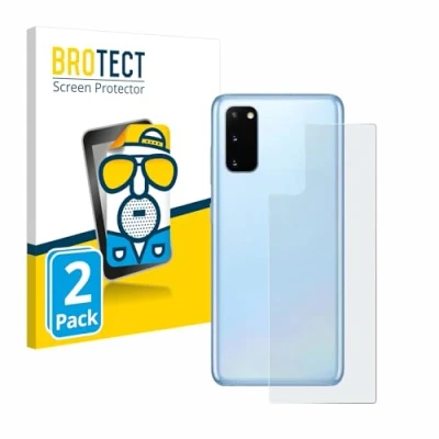 Abbildung von BROTECT Entspiegelungs Schutzfolie für Samsung Galaxy S20 (Rückseite) (2 Stück) Matte Displayschutz Folie, Anti Reflex, Fingerprint