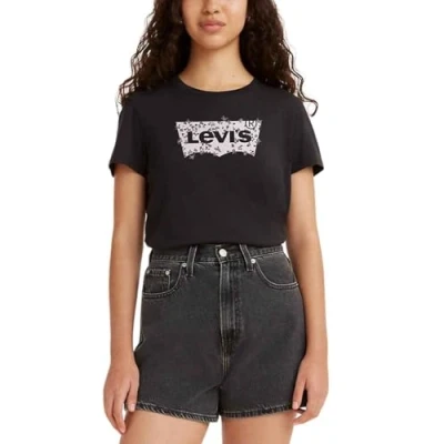 Abbildung von Levi&#039;s THE Perfect TEE Tshirt basic, Damen, Größe: XS, Caviar