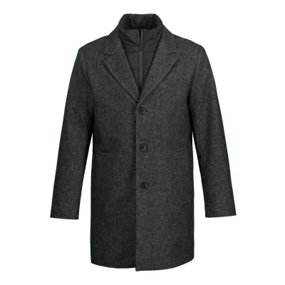 Abbildung von JP1880 Klassischer Mantel, Herren, Größe: 6XL, Noir