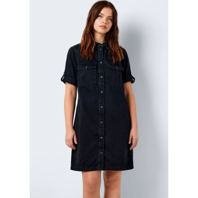 Abbildung von Noisy May Jeanskleid, Damen, Größe: XS, Schwarz
