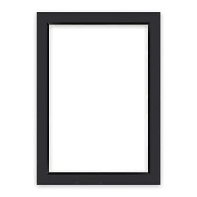 Abbildung von nielsen Conservation Passepartout Karton 1,5 mm Außenformat 50x70 cm für Bildformat 40x60 Schwarz Glatte Oberfläche