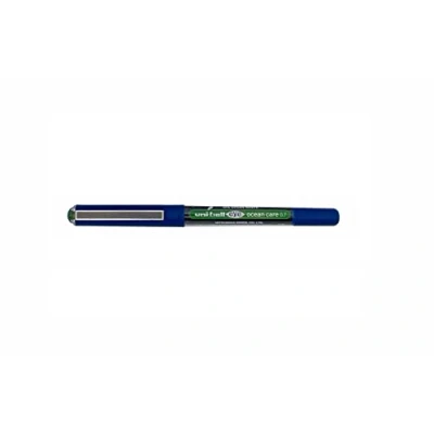 Abbildung von uni ball Eye Ocean Care UB 157ROP Tintenroller, Grün, feine 0,7 mm Kugelschreiberspitze für super glattes Schreiben, Zeichnen, Kunst, Basteln und Ausmalen, farbechte wasserbeständige Flüssigtinte