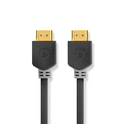Abbildung von Nedis High Speed ​​HDMI Kabel mit Ethernet 18 Gbps 3 m rund PVC Anthrazit