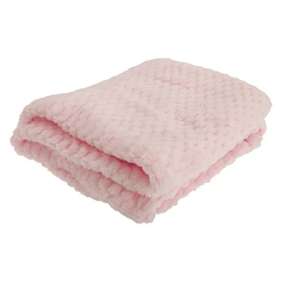 Abbildung von Baby Junge / Mädchen sehr weiche kuschelweiche Decke (75cm x 90cm ) (Pink)