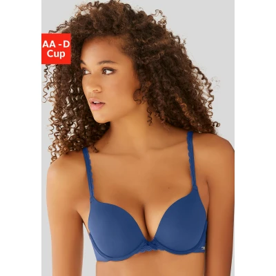 Abbildung von s.Oliver Camille Pushup BH, Damen, Größe: 70A, Blau