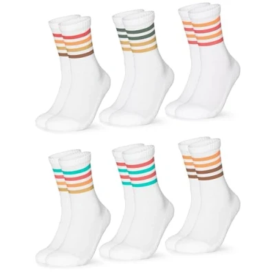 Abbildung von Occulto 6 PACK Socken, Herren, Größe: 43 46, Rot orange mix
