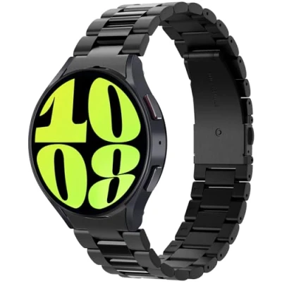 Abbildung von Spigen Modern Fit Armband Kompatibel mit Samsung Galaxy Watch 6 44mm 2023 Schwarz