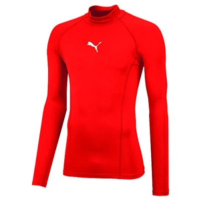 Abbildung von Puma LONG Sleeve Langarmshirt, Herren, Größe: 3XL, Rot