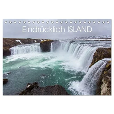 Abbildung von Eindrücklich Island 2025 (Tischkalender DIN A5 quer), CALVENDO Monatskalender