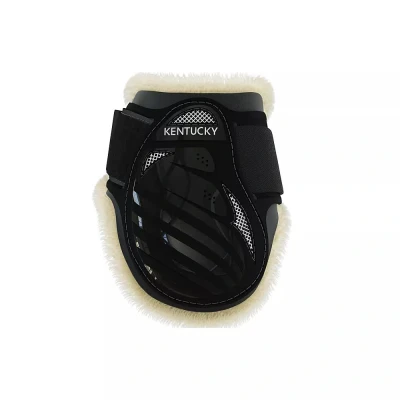 Abbildung von Kentucky Streichkappen Young Horse Vegan Sheepskin Schwarz XS
