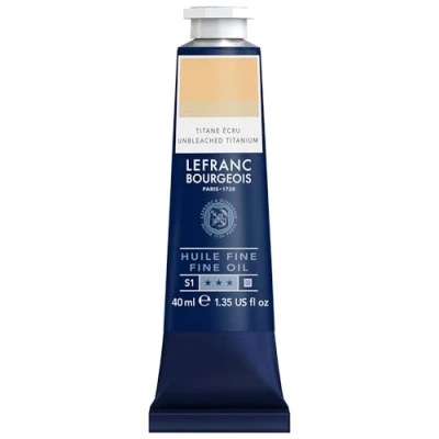 Abbildung von Lefranc Bourgeois 301785 Feine Ölfarbe in hervorragender Qualität,lichtecht mit gleichmäßige Konsistenz, 40ml Tube, ideal für Keilrahmen, Leinwand, Malkarton Olivgrün