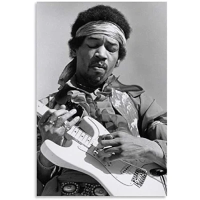 Abbildung von LBMED Leinwand Druck Poster Legendärer Gitarrist Jimi Hendrix 7 für Esszimmerdekoration Wandkunst Kunstwerk Malerei Kunstdrucke Bild 19.7&quot;x27.6&quot;(50x70cm) Kein Rahmen