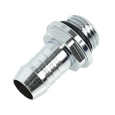Abbildung von Alphacool 17092 HF 10mm (3/8&quot;) Schlauchanschluss G1/4 mit O Ring Fatboy Chrome Wasserkühlung Anschlüsse