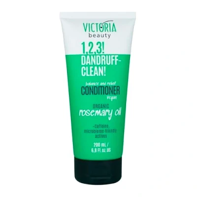 Abbildung von Victoria Beauty Rosmarin Conditioner gegen Schuppen, Haarspülung mit Bio Rosmarinöl und Koffein, Spülung für volle Haare gesunde Kopfhaut, Haarpflege Frauen Männer, 200ml