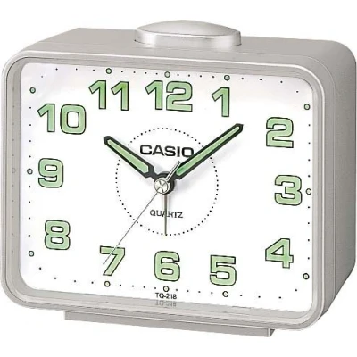 Abbildung von CASIO Quarzwecker TQ 218 8EF Wecker, ideal als Geschenk, Leuchtzeiger, Leuchtziffern