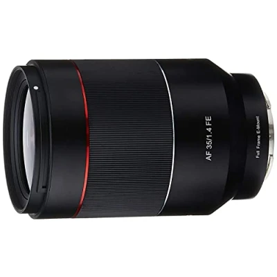 Abbildung von Samyang 35/1,4 Objektiv DSLR Autofokus Sony E Vollformat Fotoobjektiv Lichstärke F1.4, Weitwinkelobjektiv schwarz