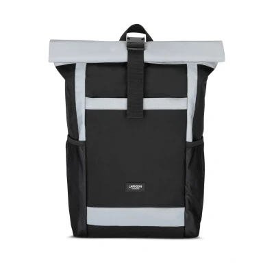 Abbildung von Larkson NO 2 Reflective Rolltop Tagesrucksack, Größe: One Size, Schwarz reflektierend