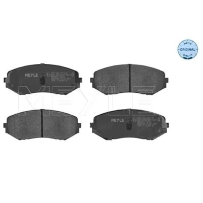 Abbildung von MEYLE 025 243 4617/W Bremsbelagsatz ORIGINAL Quality Vorderachse mit akustischer Verschleißwarnung Anti Quietsch Blech SUZUKI: Grand Vitara 2 SUV