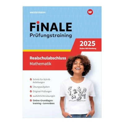 Abbildung von FiNALE Prüfungstraining Realschulabschluss Baden Württemberg: Mathematik 2025 Arbeitsbuch mit Lösungsheft und Lernvideos