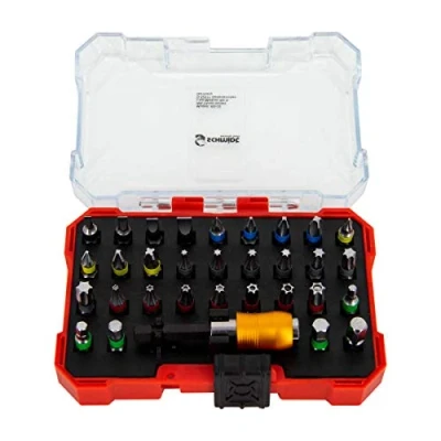 Abbildung von SCHMIDT security tools Schraubendreher Bit Set BS 32 Bitsatz Box teilig Schrauberbit Universalhalter