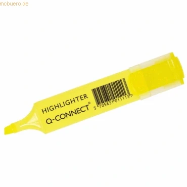 Abbildung von Connect Textmarker Keilspitze 2 5 mm gelb