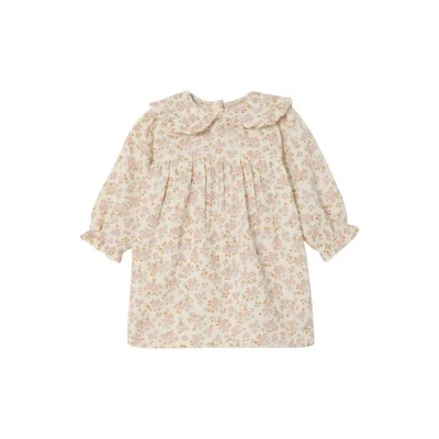 Abbildung von Vertbaudet Freizeitkleid für Kinder, Größe: 92/98, Vanille