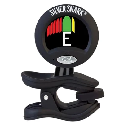 Abbildung von Snark Schwarz/Silber Gitarre Clip On All Instrument Tuner (SIL BLK)