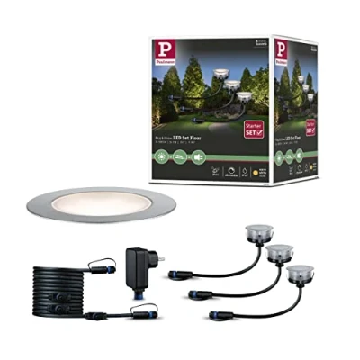 Abbildung von Paulmann LED Einbauleuchte &quot;Plug &amp; Shine&quot;, 3 flammig, Leuchtmittel Modul fest integriert, Modul, IP65 3000K