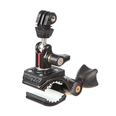 Abbildung von iSHOXS Cobra Pro Fahrrad Halterung für GoPro Hero 13 12 11 10 9 DJI Osmo Insta360 Akaso Zubehör kompatible Actionkameras Stabil &amp; Flexibel Aluminium Klemmbereich 15 50mm 360